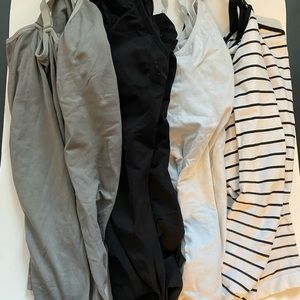 Maternity nurse tank tops assorted Set of 4